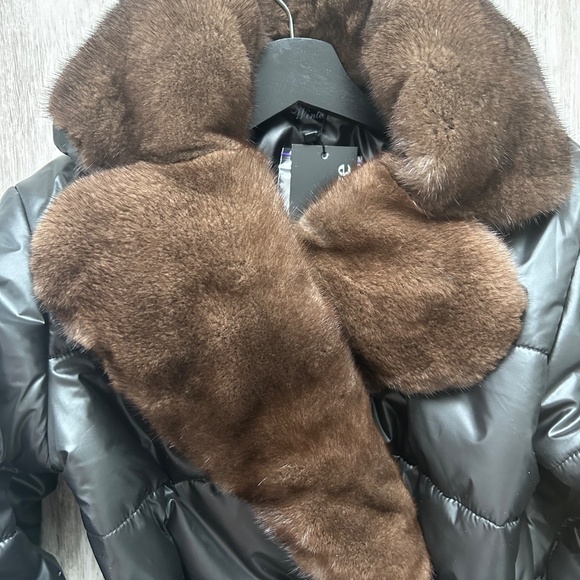 Coat Jacket with fur - Picture 5 of 6